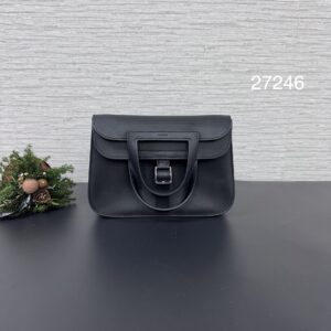 Hermes HalzanMini 黑銀(27246)