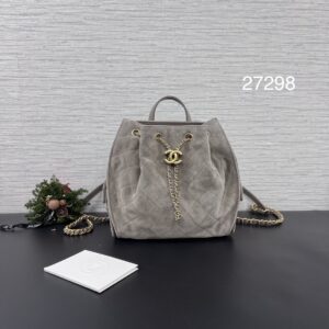 CHANEL 25bag麂皮後背包(27298)
