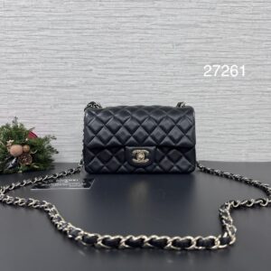 CHANEL cf大mini黑金(27261)