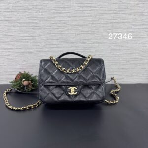 CHANEL 全新25a荔枝後背包(27346)