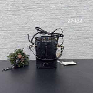 FENDI全新 FF緹花水桶MINI(27434)