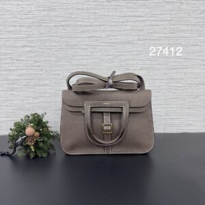 Hermes Halzan25 象灰金(27412)
