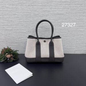 Hermes 全新GARDEN PARTY mini 烏木(27327)