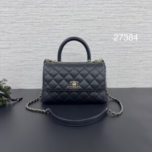 Chanel CoCoHandle 24 黑金(27384)