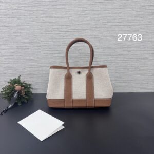 Hermes 全新GARDEN PARTY mini 金棕(27763)