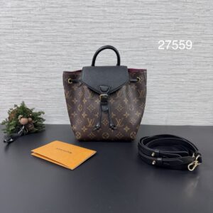 LOUIS VUITTON  全新Montsouris BB 老花後背包(27559)