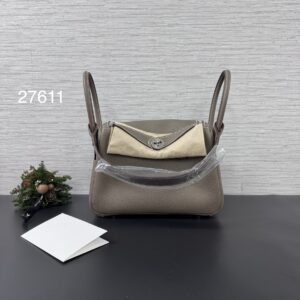 HERMES 全新LINDY26 象灰銀(27611)