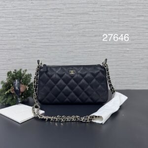 CHANEL 全新25a荔枝麻將包(27646)