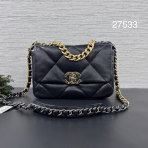 CHANEL 19bag 26黑金(27533)