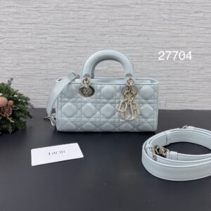 DIOR Lady D-Joy 小型包寶寶藍(27704)