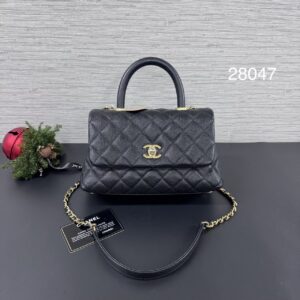 Chanel  CoCoHandle 24 荔黑金(28047)