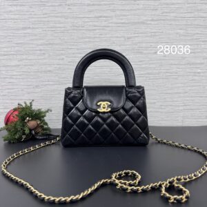 CHANEL 全新黑金凱莉(28036)