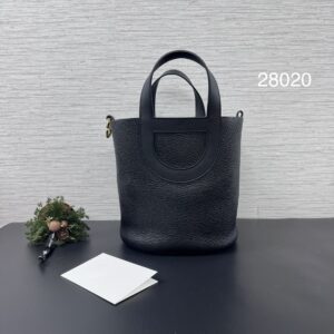 Hermes InTheLoop23黑金菜籃(28020)