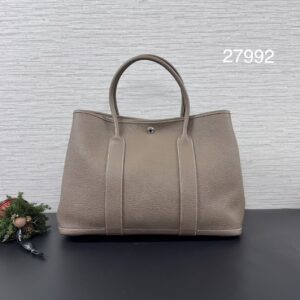 Hermès GARDEN PARTY36象灰銀(27992)
