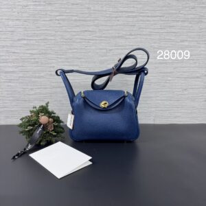 HERMES mini lindy一代深邃藍(28009)