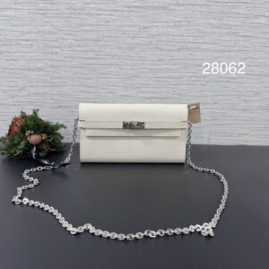 HERMES kelly long白銀
(28062)