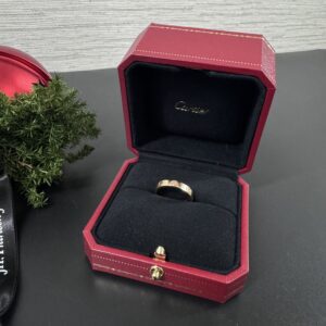 Cartier  經典玫瑰金LOVE戒指54(28285)