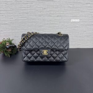 CHANEL 經典荔枝CF23黑金(29093)