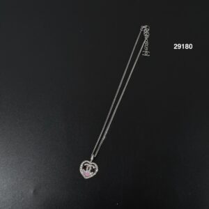 CHANEL  愛心雙Ｃ造型墜飾項鍊(29180)