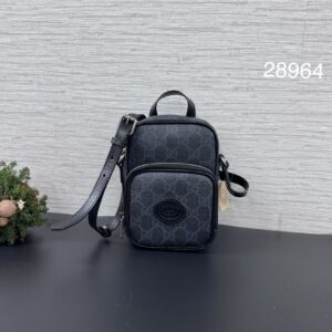 Gucci Interlocking G 迷你拉鍊兩用包(28964)