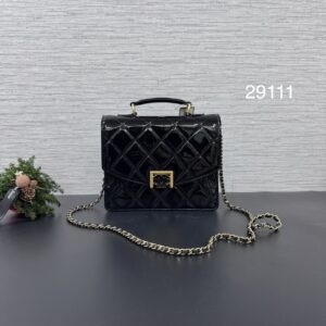 Chanel 漆皮風琴手把郵差(29111)