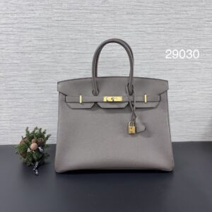 Hermès Birkin35錫器灰金(29030)