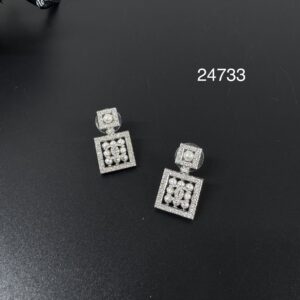 CHANEL  水鑽珍珠香水瓶耳環(24733)