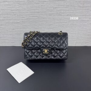 CHANEL 經典荔枝CF23黑金(29338)