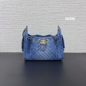 Chanel 全新單寧牛仔25bag mini(29396)
