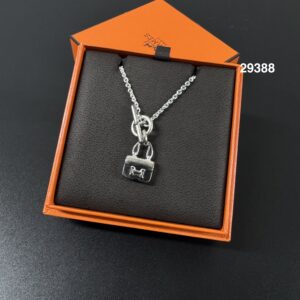 HERMES Amulettes Constance 925純銀項鍊(29388)