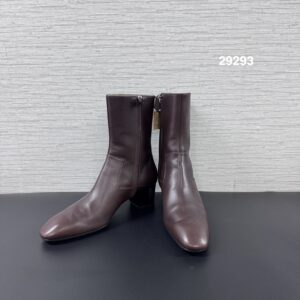 HERMES 極簡系列方頭拉鍊短靴(29293)