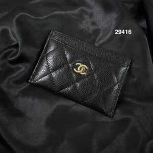 Chanel 荔黑金經典卡片夾(29416)
