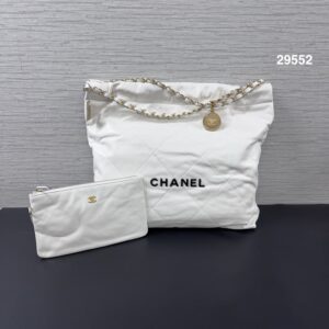Chanel 22BAG白中號(29552)
