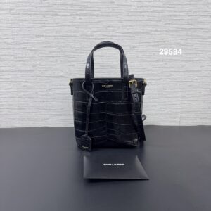 YSL 鱷魚壓紋mini tote(29584)