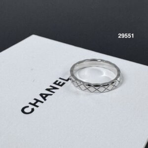 CHANEL COCO CRUSH18K白金小型戒指(29551)