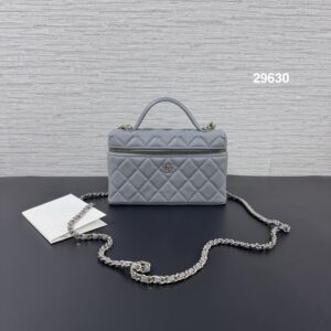 Chanel 霧感冰川灰 LP 飯盒包(29630)