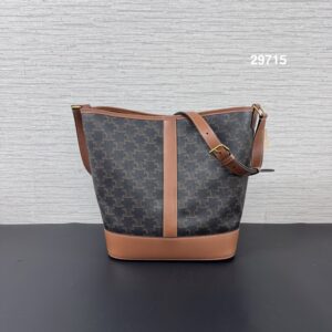 CELINE 凱旋門老花水桶包(29715)