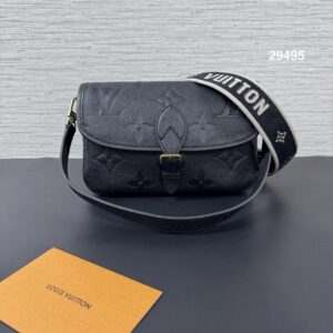 LOUIS VUITTON 黑壓紋Diane法棍(29495)
